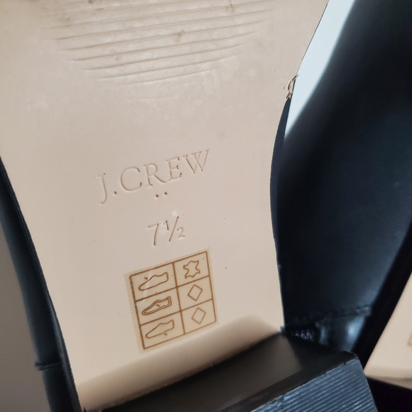 J.Crew Walker Leather Ankle Boots Size 7.5. - Picture 10 of 10